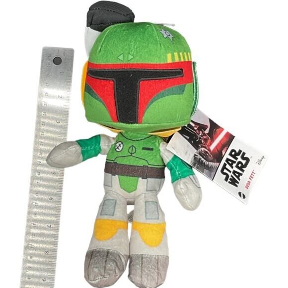 Star Wars Boba Fett Plush Stuffed Toy 10" Disney Collectible Soft Figure - Picture 3 of 5
